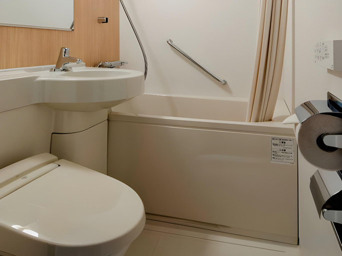 Bathroom 3, ALPHABED INN Takamatsuekimae, Takamatsu