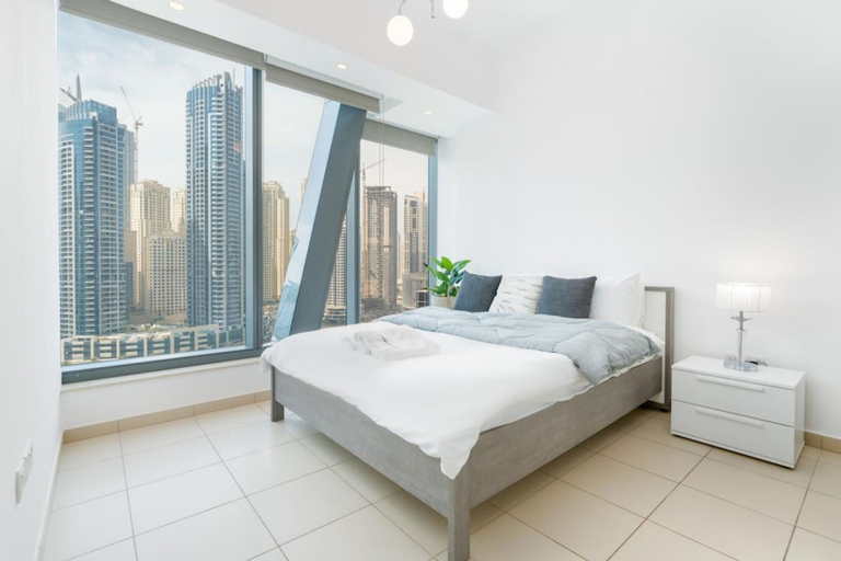 Bedroom 2, Exquisite 1 Bedroom Marina View, Dubai