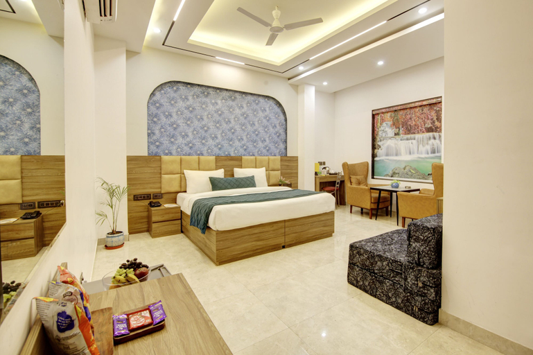 Bedroom 2, Hotel Armani-Free Airport Pickup Aur Drop, Delhi