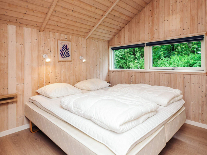 Bedroom 2, 4 Star Holiday Home in Oksbol, Varde