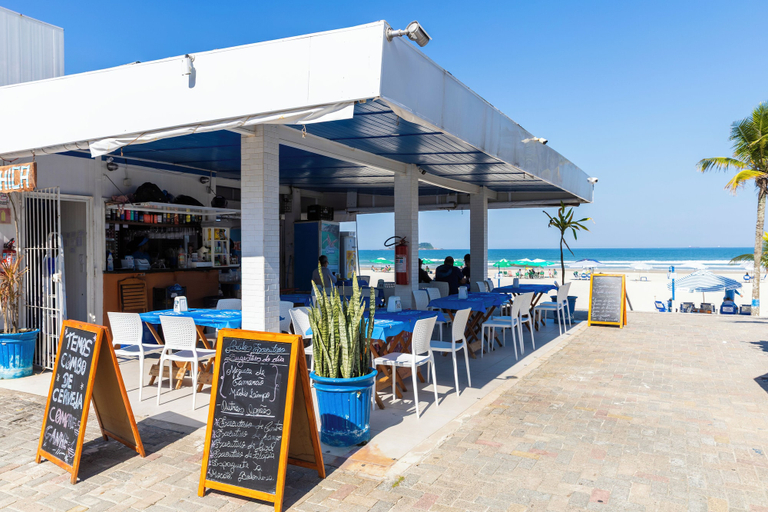 Food & Drinks 3, 250m da praia com AC 4 quartos, Guarujá