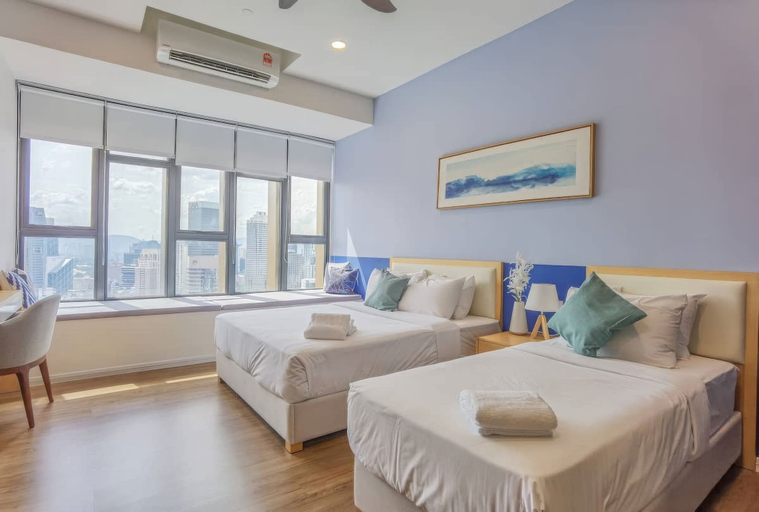 Bedroom 2, Jalan Ceylonz Suites KL, Kuala Lumpur