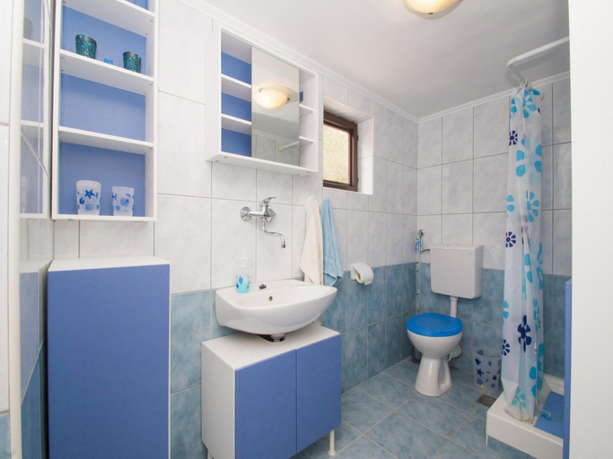 Bathroom 2, Vacation Home, Two Bedroom with Sea View, Vela Luka