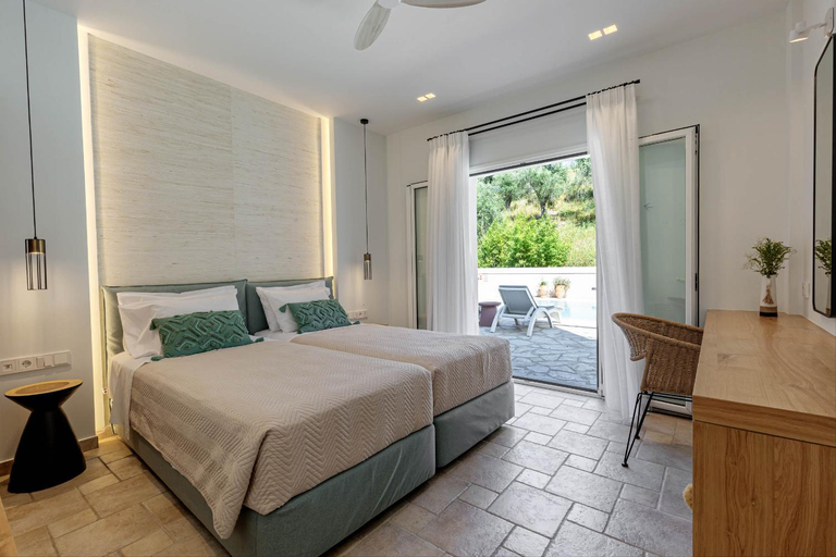Bedroom, Agios Stefanos Bay - Villa Anna, Ionian Islands