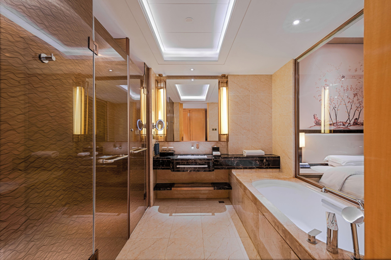 Bathroom 5, Hilton Wuhan Riverside, Wuhan