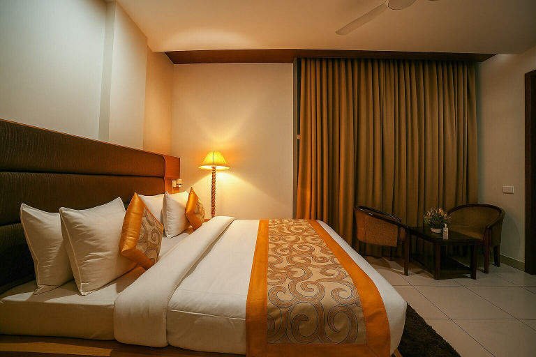 Bedroom 3, Hotel Grand Regency by JMD Group, Delhi