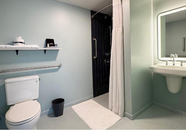 Bathroom 4, Colony House Motor Lodge, Roanoke City