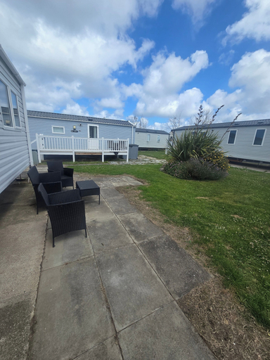 Terrace/patio 5, Caravan Kirsty 3 Bedroom, Denbighshire