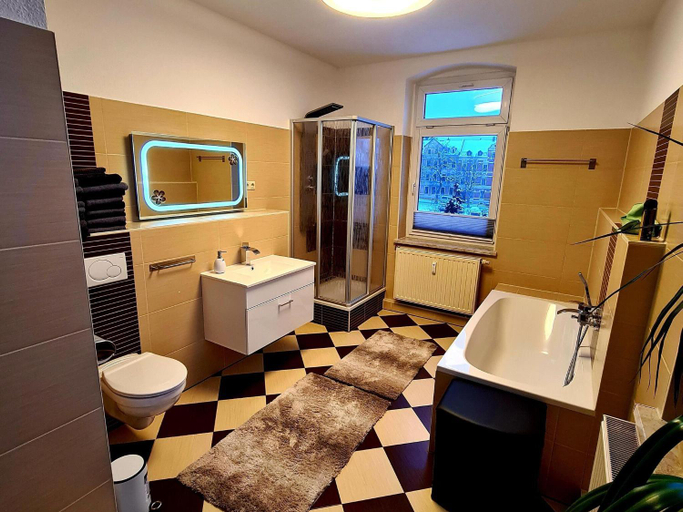 Bathroom 3, Ferienwohnung mit Kamin im Voigtland, Vogtlandkreis