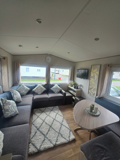 Living area, Caravan Kirsty 3 Bedroom, Denbighshire