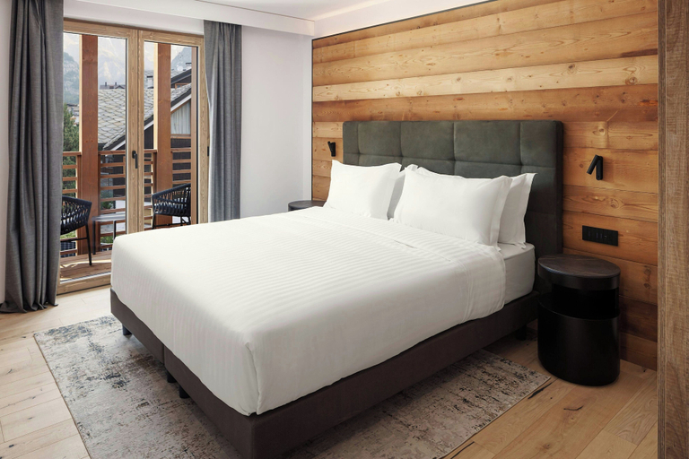 Bedroom 3, Le Géant, Courmayeur, Apartments By Marriott Bonvoy, Aosta