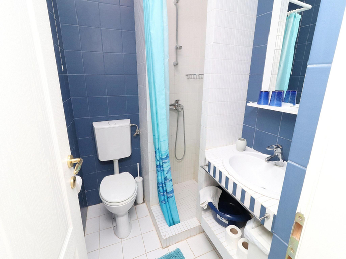 Bathroom, Apartments Trstenica-Two Bedroom Apartment with Balcony E, Orebić