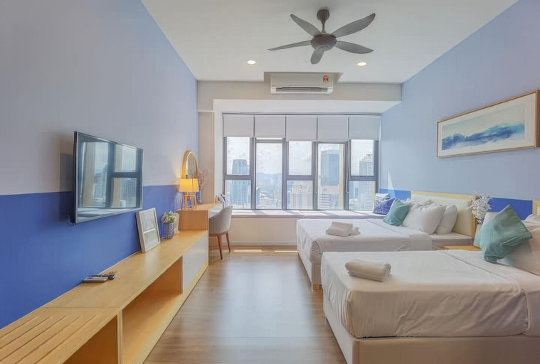 Bedroom 3, Jalan Ceylonz Suites KL, Kuala Lumpur