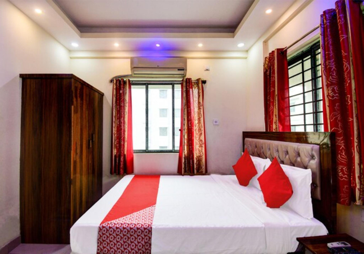 Bedroom 2, Goroomgo B.S Plaza Kolkata, North 24 Parganas