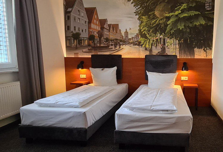 Bedroom 3, Eurohotel Guenzburg, Günzburg