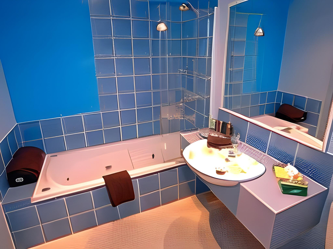 Bathroom 3, Motel Strahan, West Coast