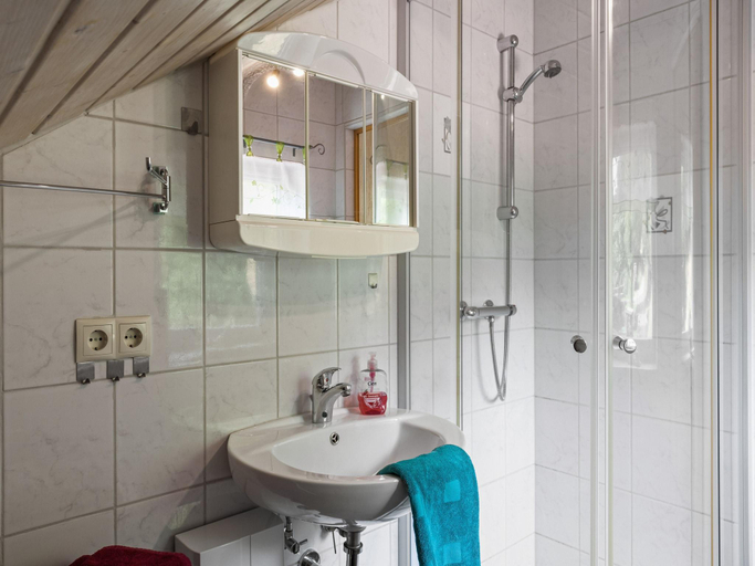 Bathroom 2, Apartment near Rennsteig, Sonneberg
