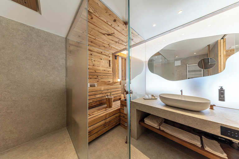 Bathroom 4, Hotel Mirabello - Slow Hotel Benessere, Trento