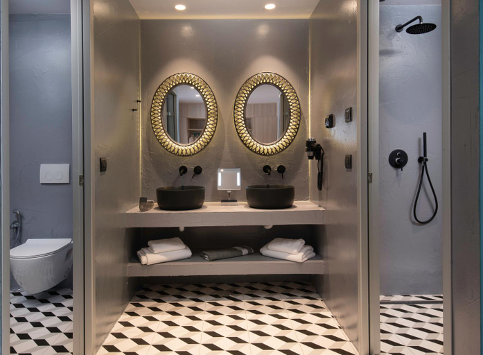 Bathroom 5, Lagomandra Beach Hotel and Suites, Central Macedonia