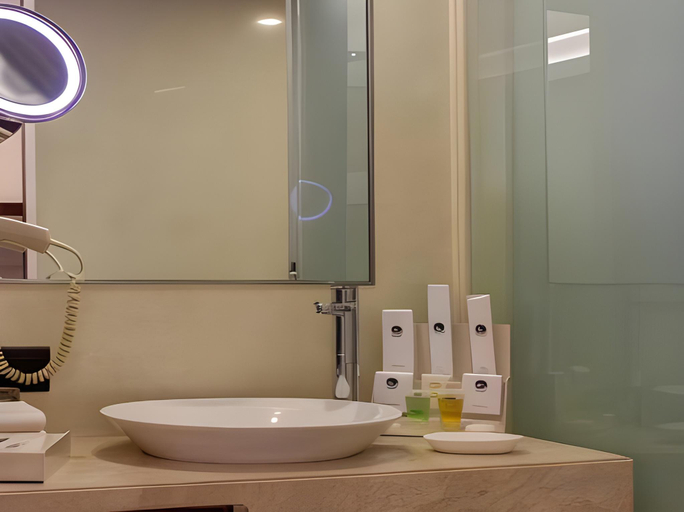 Bathroom 3, The Sahil Hotel, Mumbai City