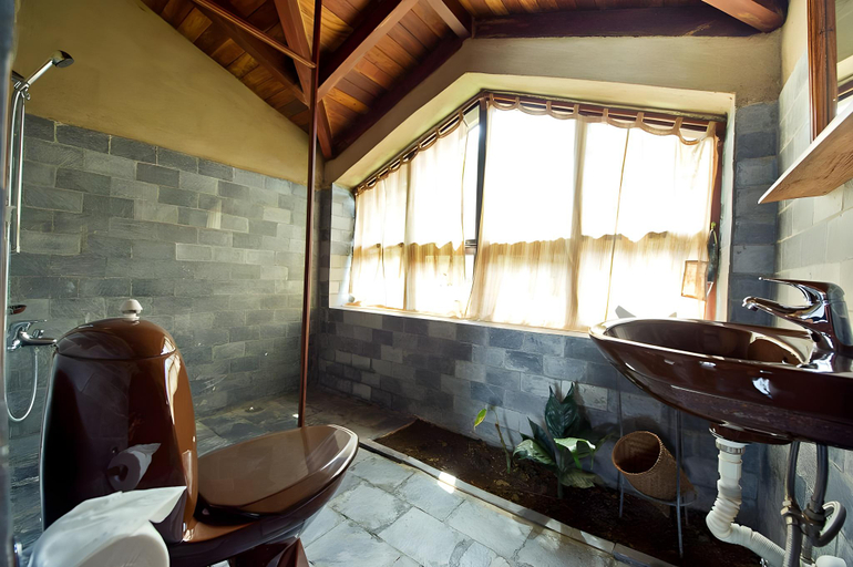 Bathroom 2, Hananoie - A Permaculture Resort, Gandaki