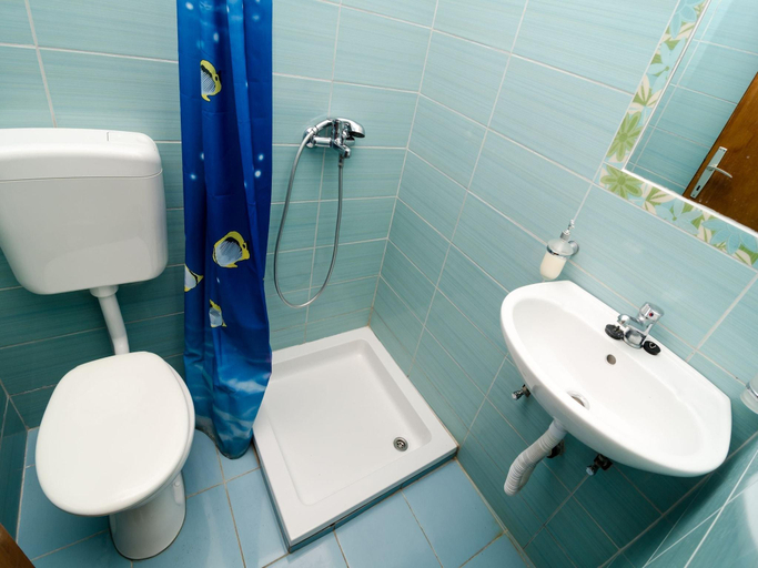 Bathroom, Apartment with balcony and sea view, Mljet