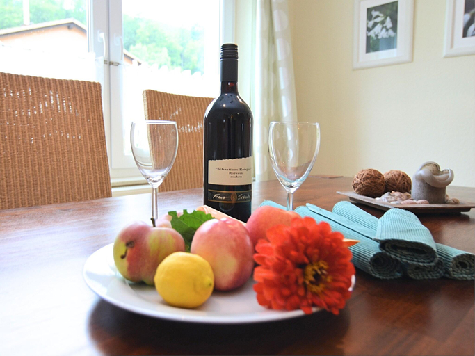 Food & Drinks, Ferienwohnung in Lowensen mit eigener Terrasse, Hameln-Pyrmont