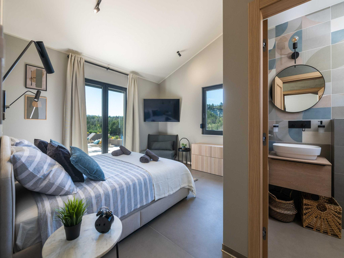 Bedroom 3, Villa Noeli with Swimming Pool, Buzet