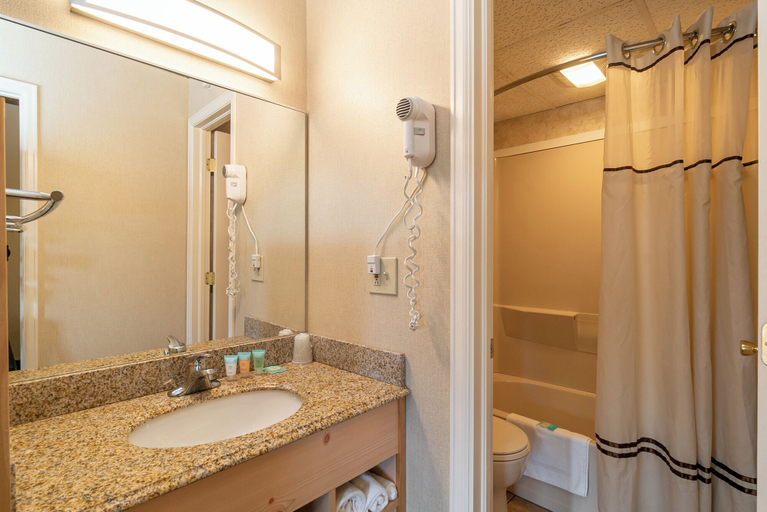 Bathroom 4, Spirit Lake Lodge, Grand