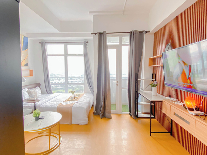 Bedroom, Spacious And Cozy Studio Apartment Vasanta Innopark, Cikarang