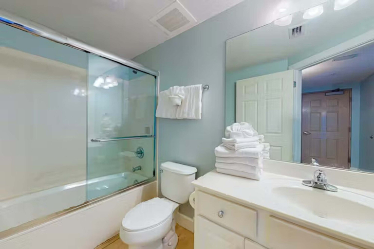 Bathroom, Sunrise Serenity Resort Condo!, Bay