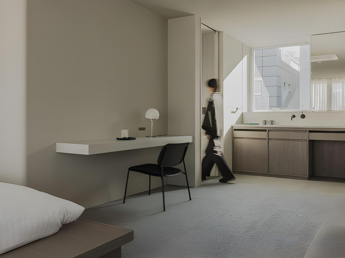 Bedroom 3, Hotel Rakuragu, Chūō