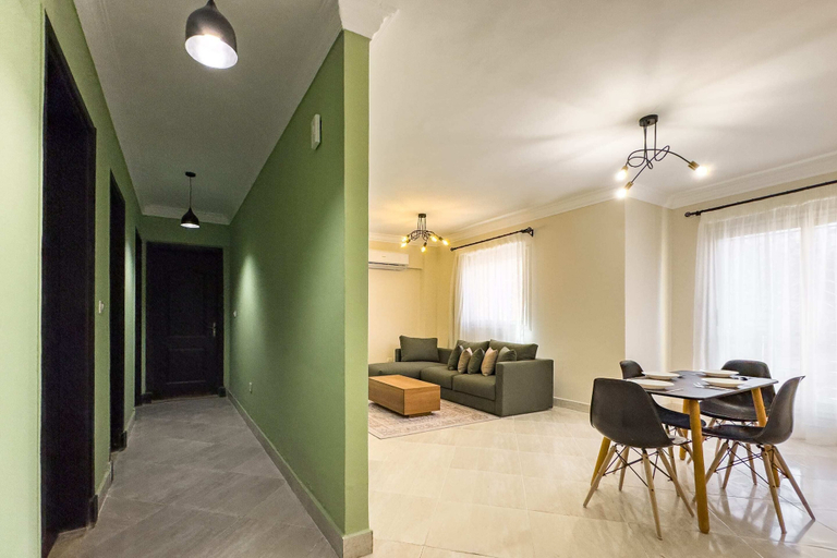 Living area 3, Xuru Stays I The 1bdr Grounded Cozy @ New Cairo, New Cairo 2