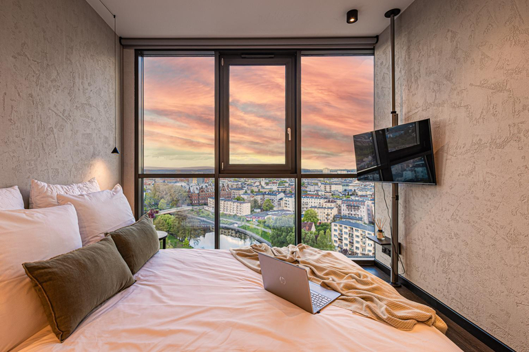 Bedroom 2, 2HomeRent Grottgera 4 Skyline View, Bydgoszcz City