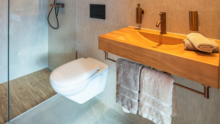 Bathroom 3, Boutique Hotel La Gorge, Visp