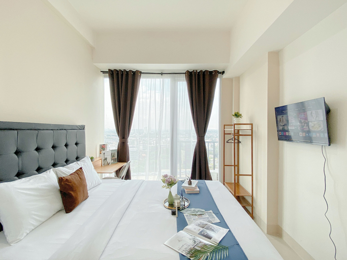 Bedroom, Minimalist Comfy Studio Apartment At Tree Park City Bsd, South Tangerang