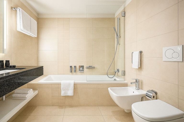 Bathroom 5, Hotel la Meridiana, Lake & SPA, Locarno