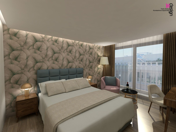 Bedroom 2, Leonardo Hotel Athens City Center, Attica