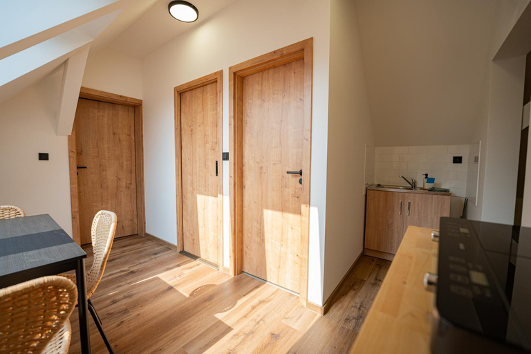 Bedroom 3, Apartmany V zahrade, Brno