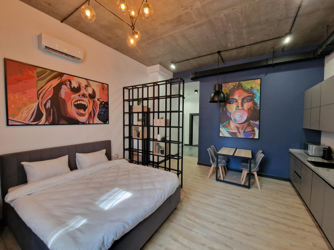 Bedroom 1, Apart Hotel Loft, Almaty