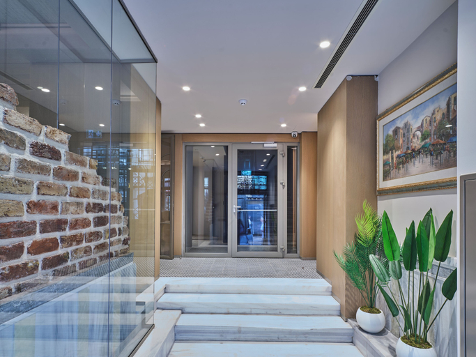 Interior entrance