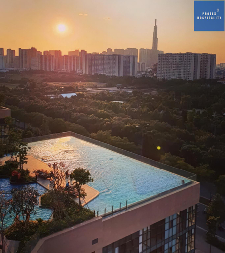 Swimming pool, The Sun Avenue Chill with Sky Pool, Ho Chi Minh City