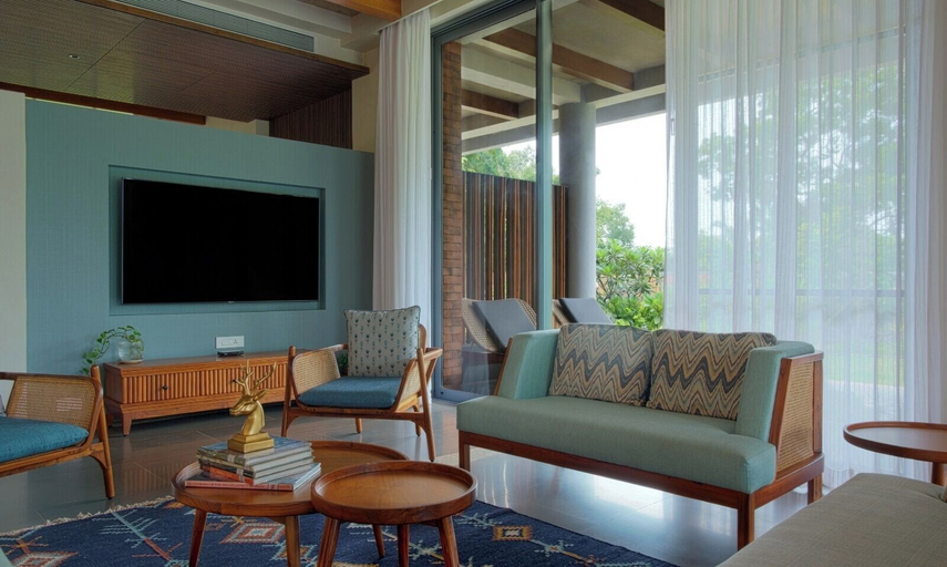 Living area 4, Amã Stays & Trails Sukh Villa, Alibag, Raigarh