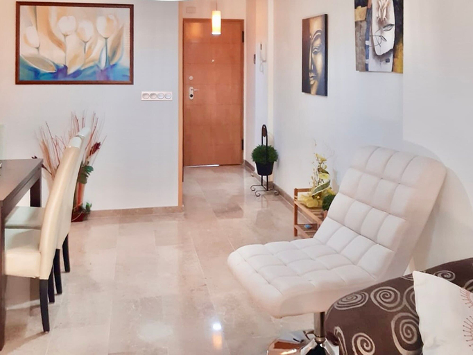 Living room 2, Apartment in Roquetas Near Playa Serena Beach, Almería