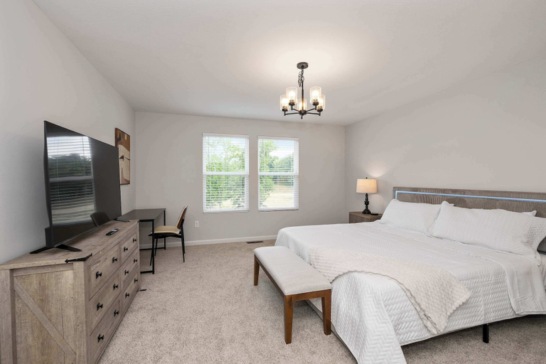 Bedroom 3, 5BR + 4 Baths Near Ark Sleeps 12, Boone