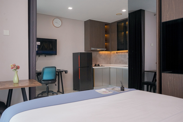 Bedroom, Good Deal Studio At Brooklyn Alam Sutera Apartment, Tangerang