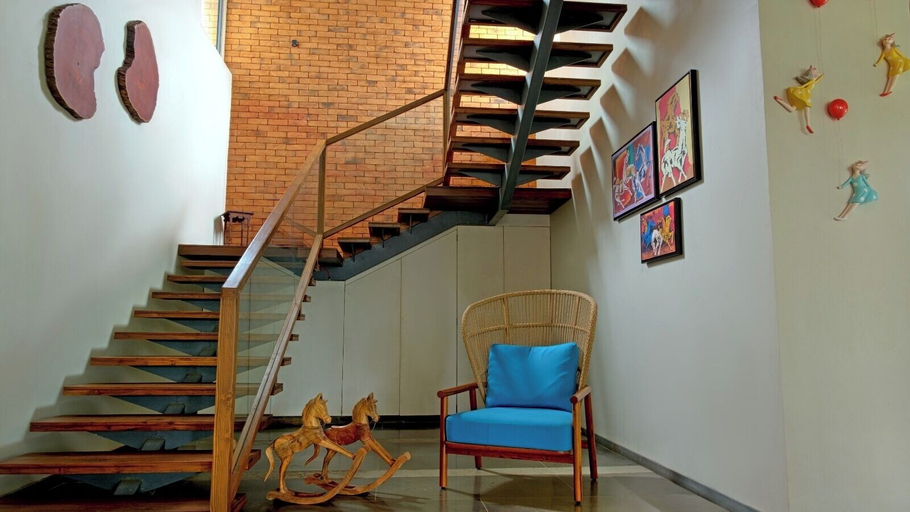 Living area 2, Amã Stays & Trails Sukh Villa, Alibag, Raigarh