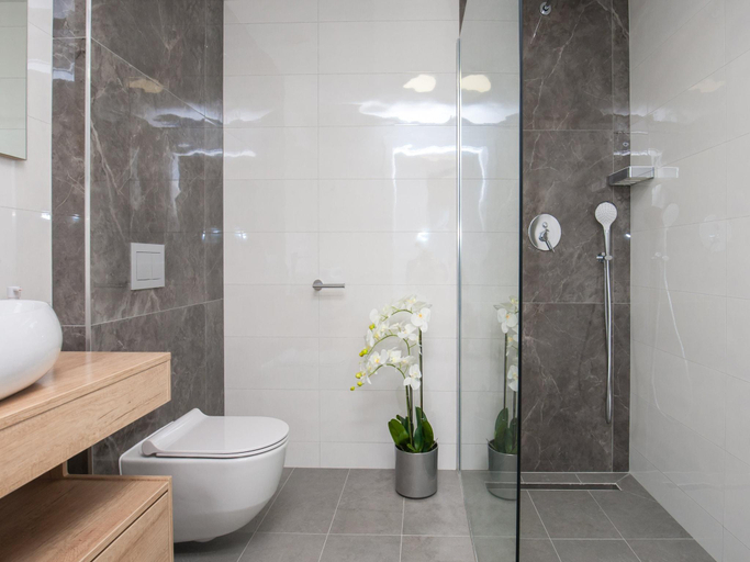 Bathroom 2, Apartments Dva Galeba - One Bedroom Apartment with Sea View 105, Bol