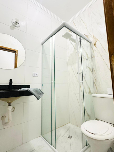 Bathroom, LAAR HOTEL, Praia Grande