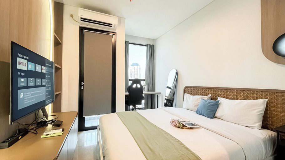 Bedroom, Fully Furnished Studio Room At Ciputra World 2 Apartment, Jakarta Selatan